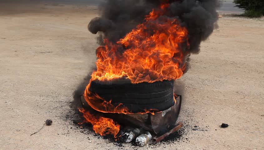 Image result for burning tyre