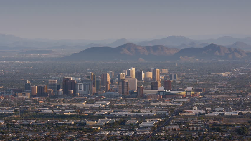 Phoenix Arizona Skyline Stock Footage Video | Shutterstock