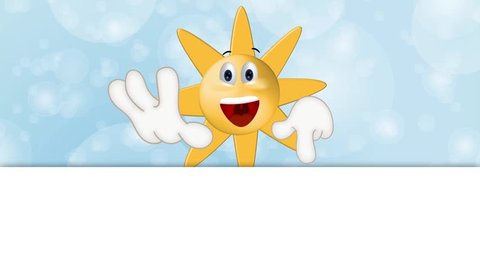 Funny Sun Cartoon Illustration Summer Holiday Stock Footage Video (100%  Royalty-free) 9739211 | Shutterstock