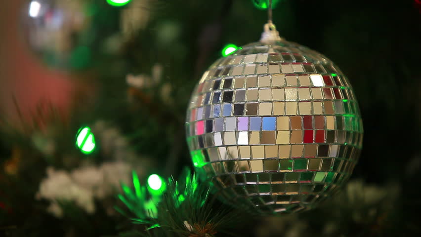 Specular Ball With Lights On Stock Footage Video 100 Royalty Free Specular Ball With Lights On Christmas Tree