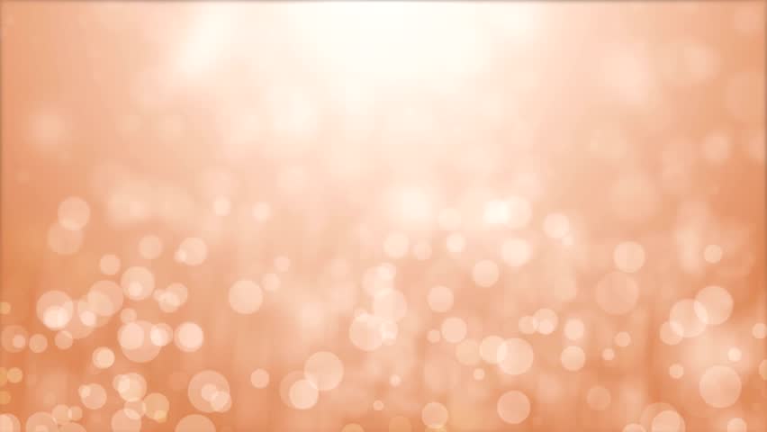 Beautiful Festive Soft Orange Background With Glowing Light Particles ...